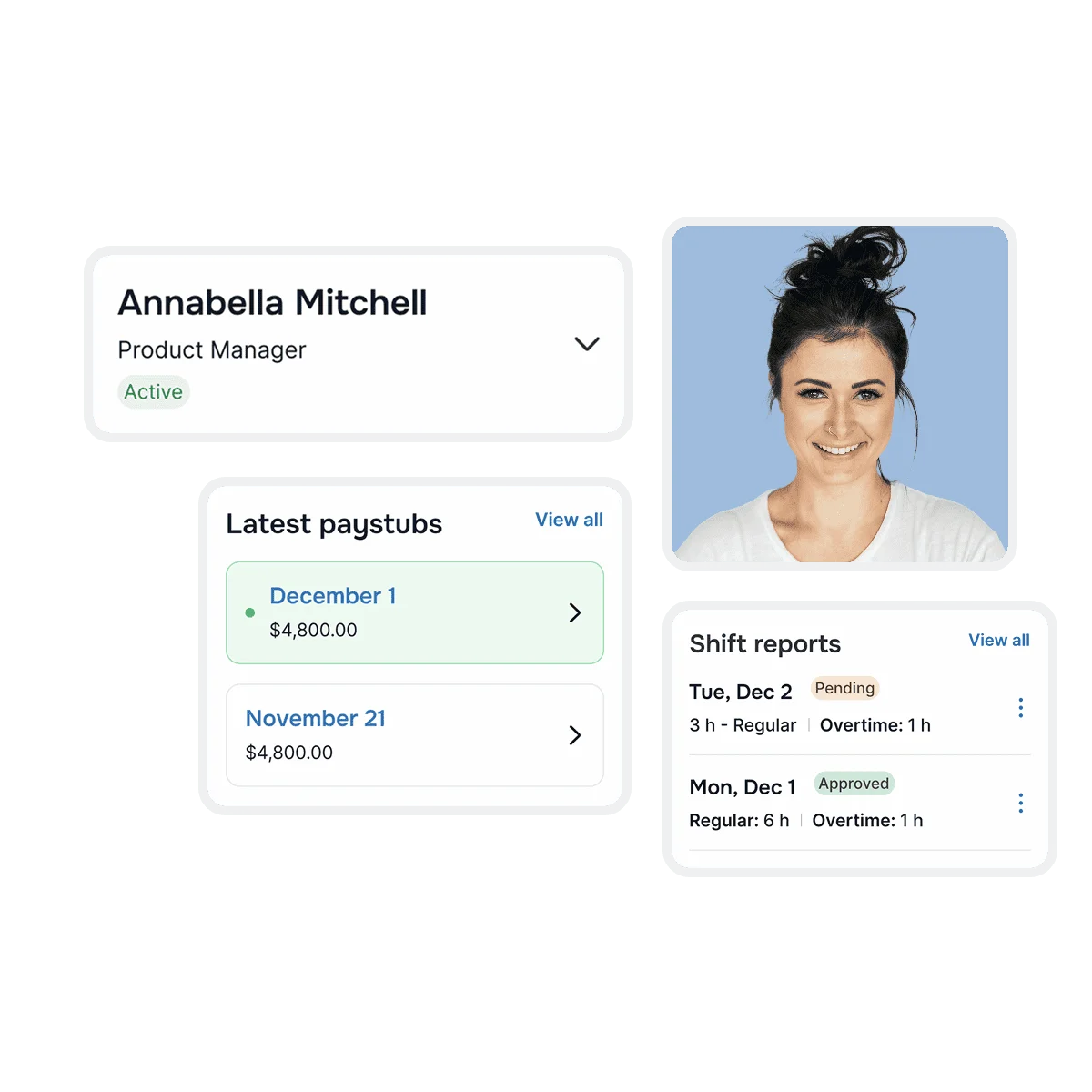 Self-serve onboarding and pay for your team.