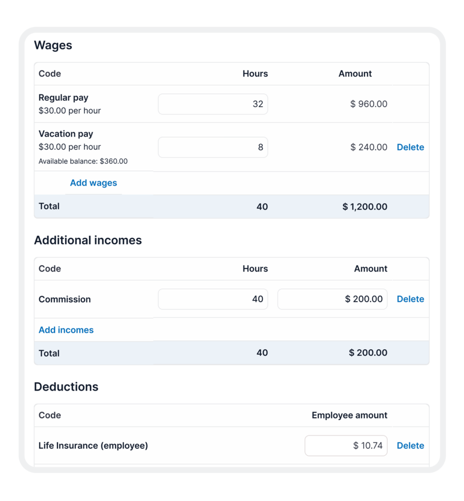 Pay that adds up, automatically.
