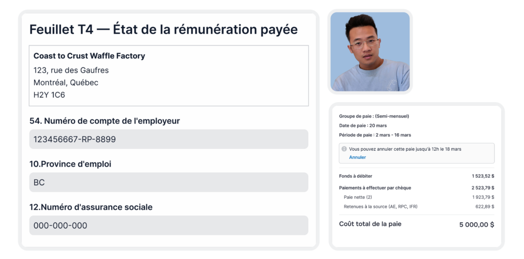 Retenues et formulaires de fin d'année, traités avec précision