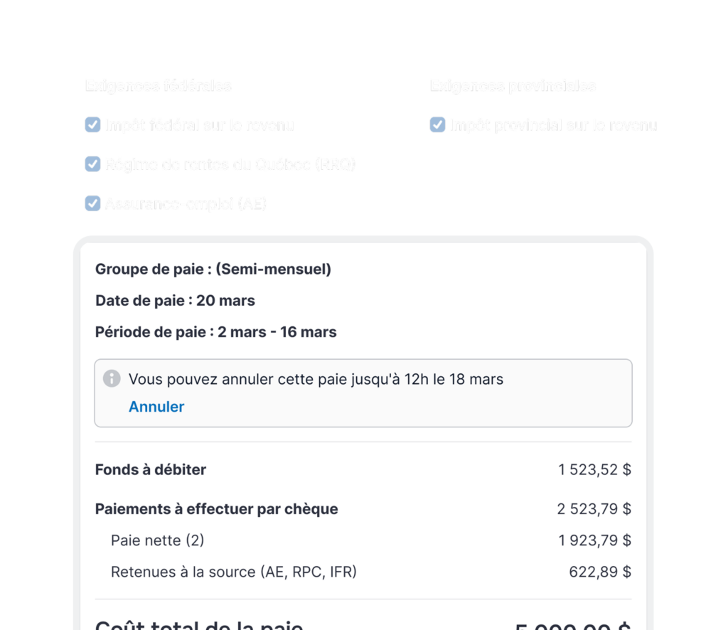 Taxes sur la paie et fin d'année, bien faites