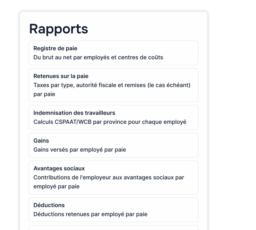 Les données dont vous avez besoin, sans avoir à chercher