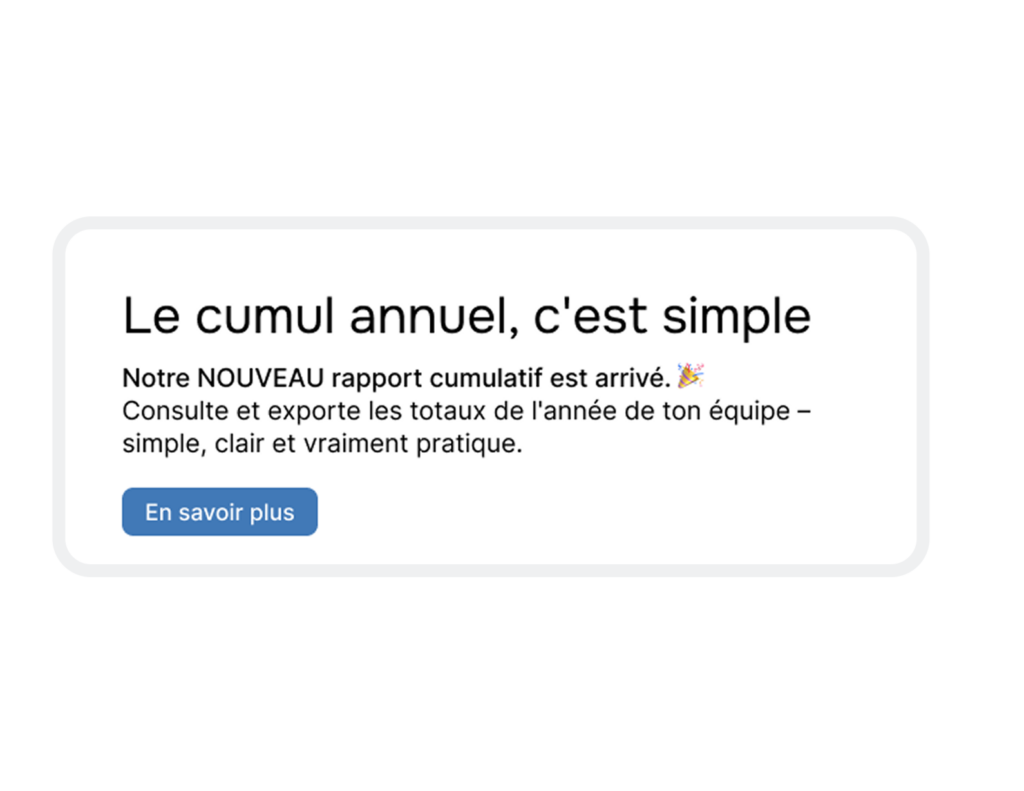 Une confiance supplémentaire pendant les moments de paie occupés