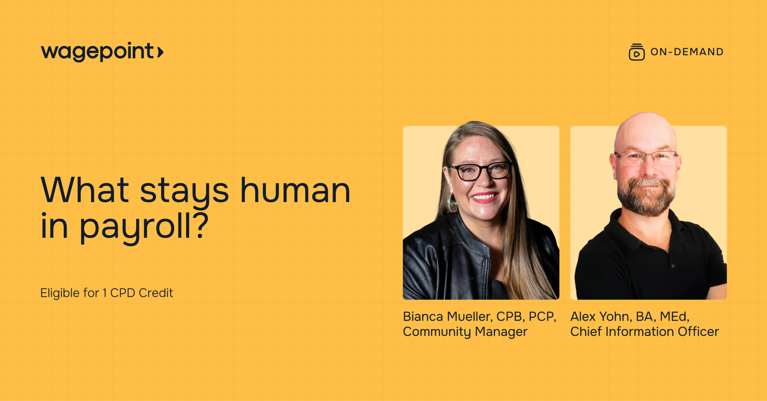 What stays human in payroll, our webinar, is now available on-demand.