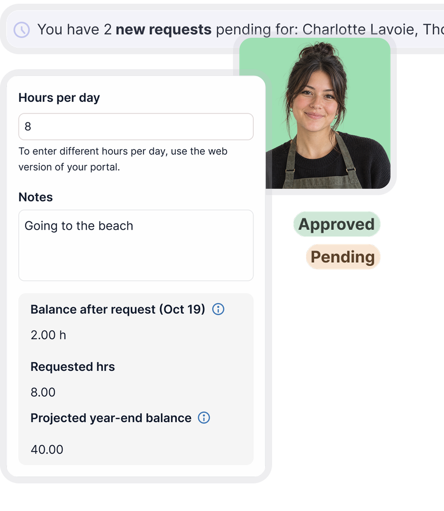 Time off requests